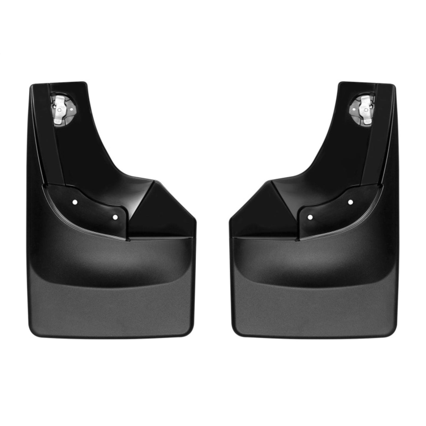 WeatherTech No Drill MudFlaps Compatible with '19+ Chevrolet Silverado 1500 Crew Cab - Black [MPN: 120098]_1949156