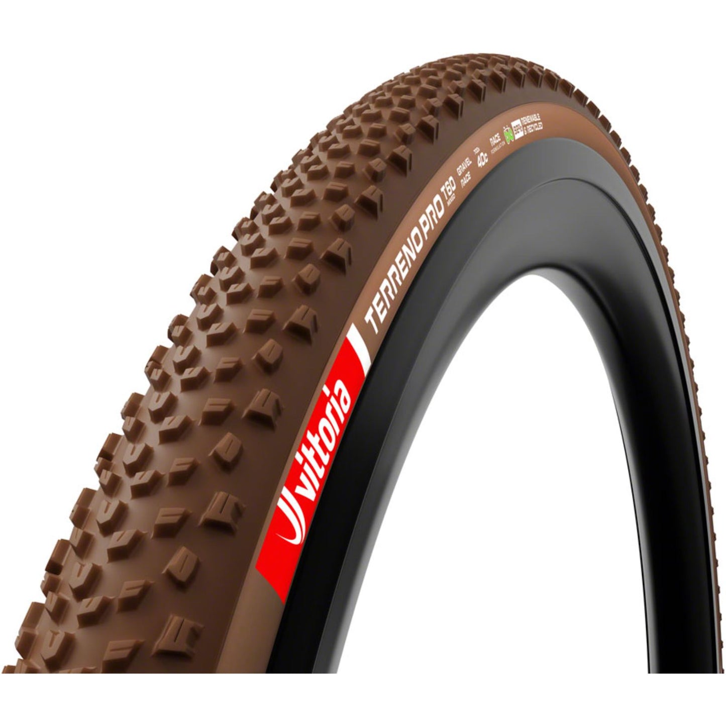 Vittoria Terreno Pro T60 Mixed Tire - 700 x 45, Tubeless, Folding, Black/Brown [MPN: 11A00841]_1951438