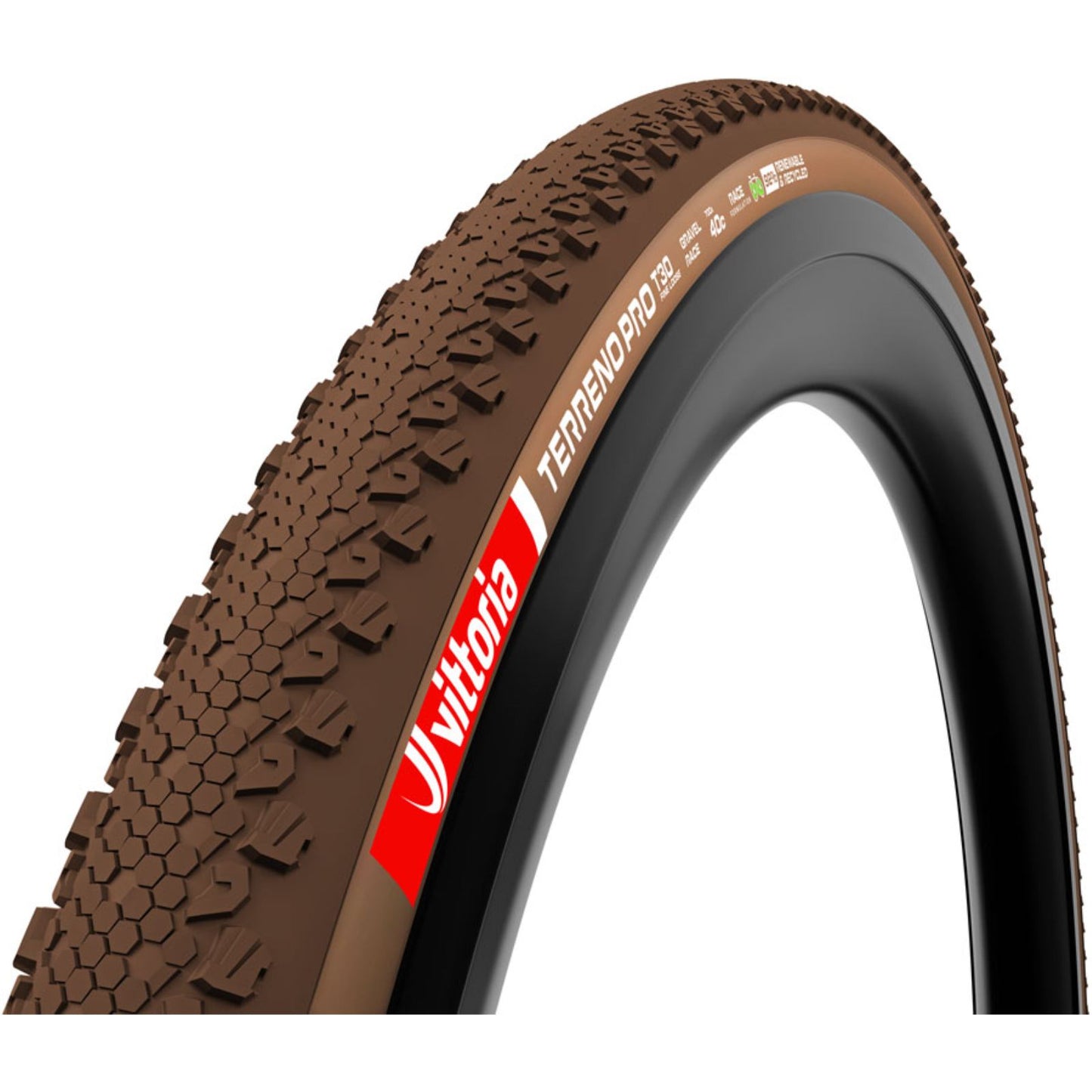 Vittoria Terreno Pro T30 Fine Loose Tire 700x35, Tubeless, Folding, Black/Brown [MPN: 11A00850]_1951476