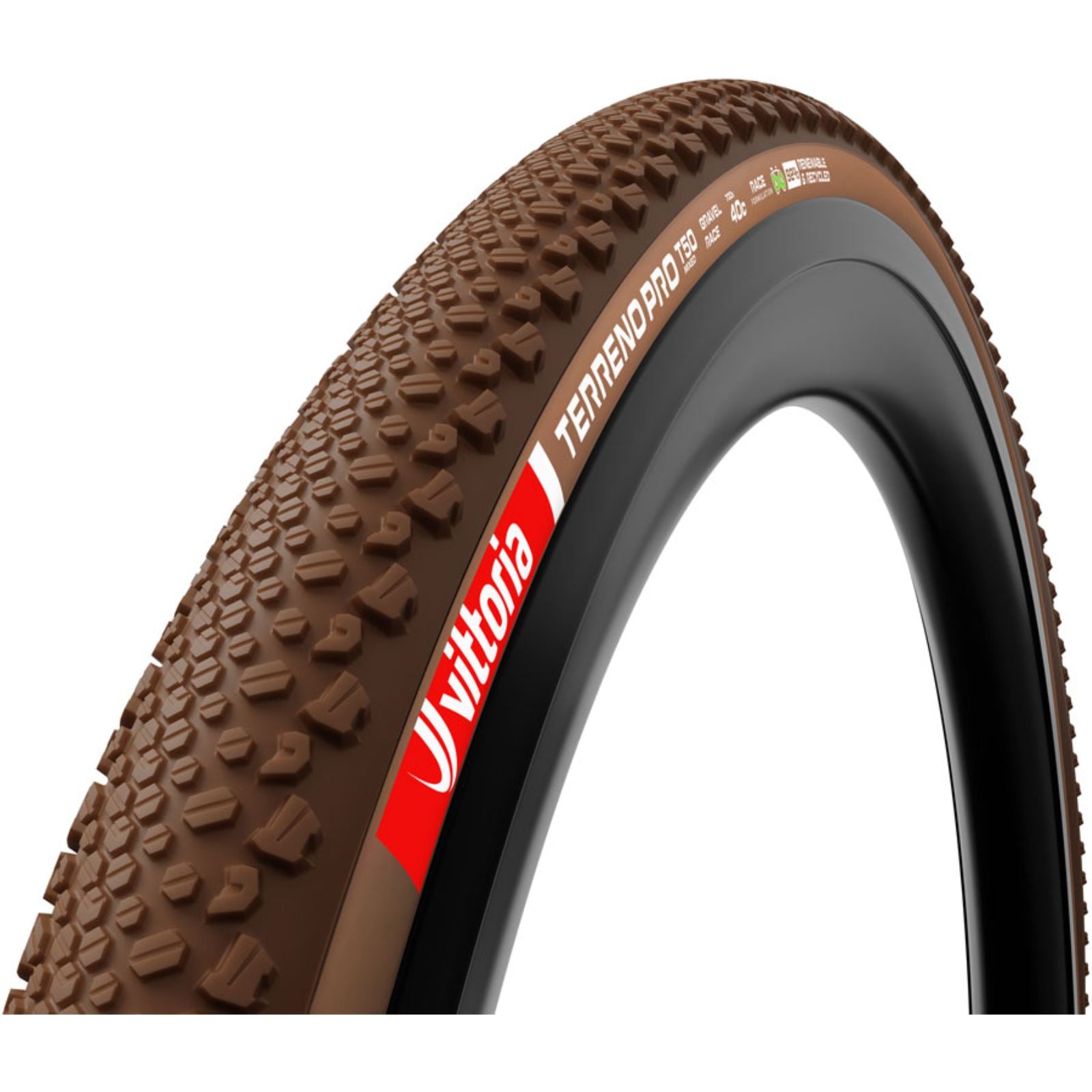 Vittoria Terreno Pro T50 Mixed Tire - 700 x 45, Tubeless, Folding, Black/Brown [MPN: 11A01146]_1951486