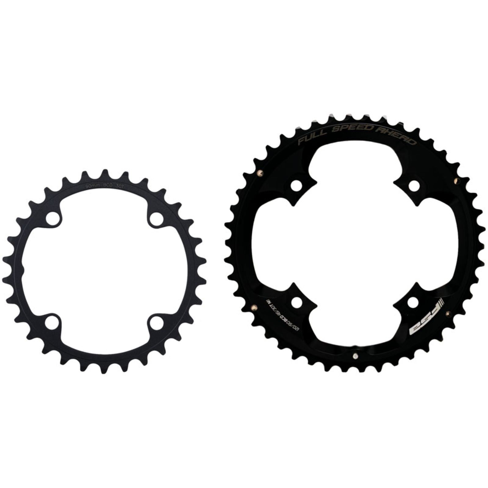 Full Speed Ahead PowerBox Carbon Chainring, 46/30T, 4-bolt [MPN: 37000122003010]_1950737