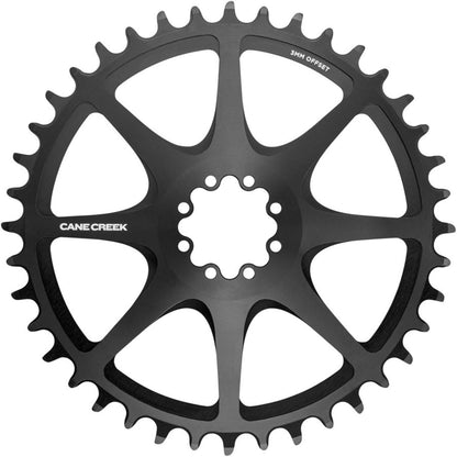 Cane Creek Direct Mount Chainring - 44t, 8-Bolt Direct Mount, 3mm Offset, Black [MPN: BAI0399]_1950636