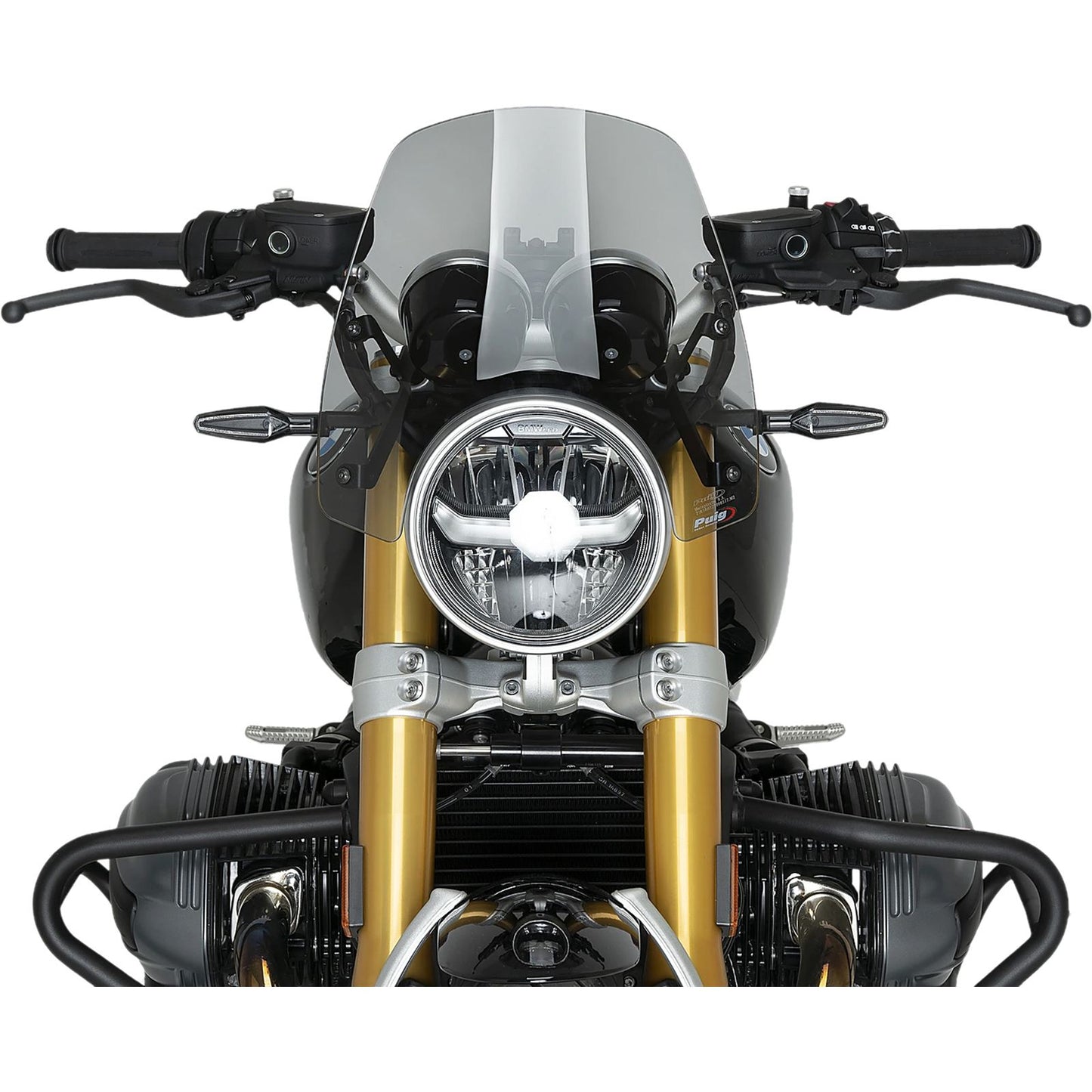 Puig Windscreen Naked New Gen Sport - Smoke Compatible with BMW R12 [MPN: 22132H]_2112358