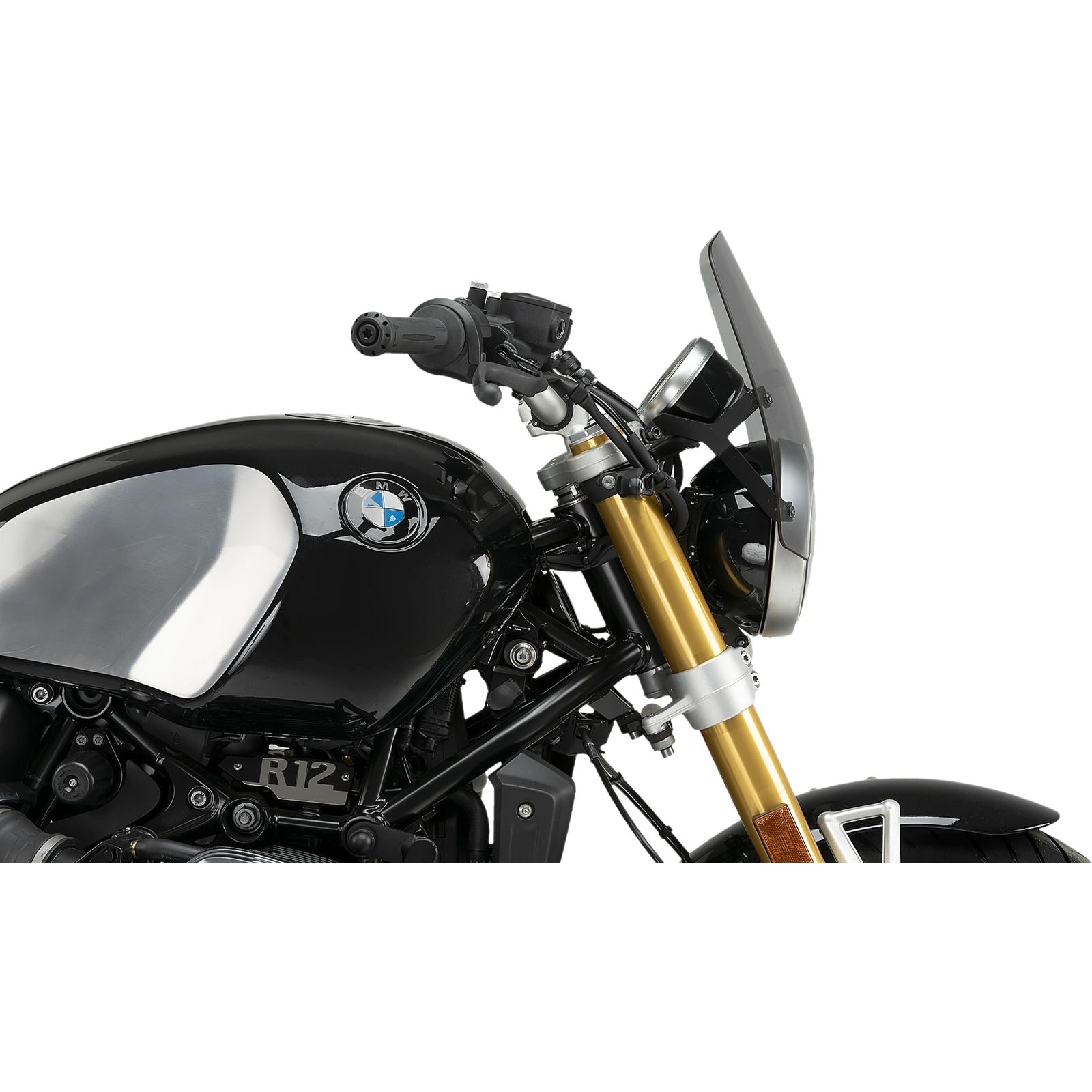 Puig Windscreen Naked New Gen Sport - Smoke Compatible with BMW R12 [MPN: 22132H]_2112356