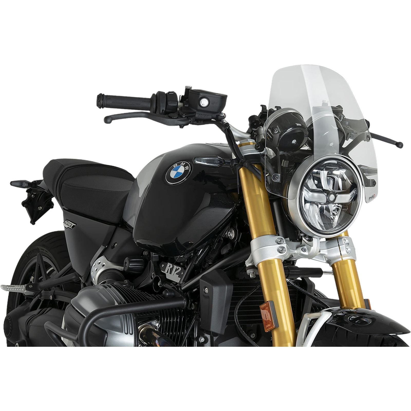 Puig Windscreen Naked New Gen Sport - Clear Compatible with BMW - R12 [MPN: 22132W]_2112393