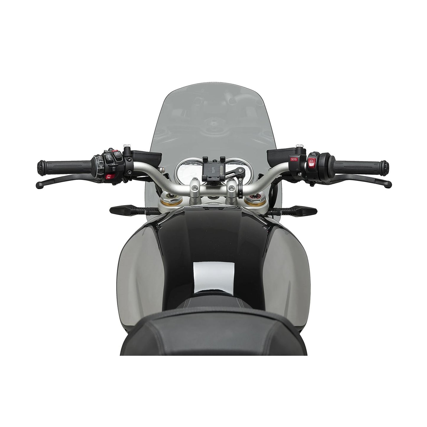 Puig Windscreen Naked New Gen Touring - Smoke Compatible with BMW R12 [MPN: 22134H]_2112386