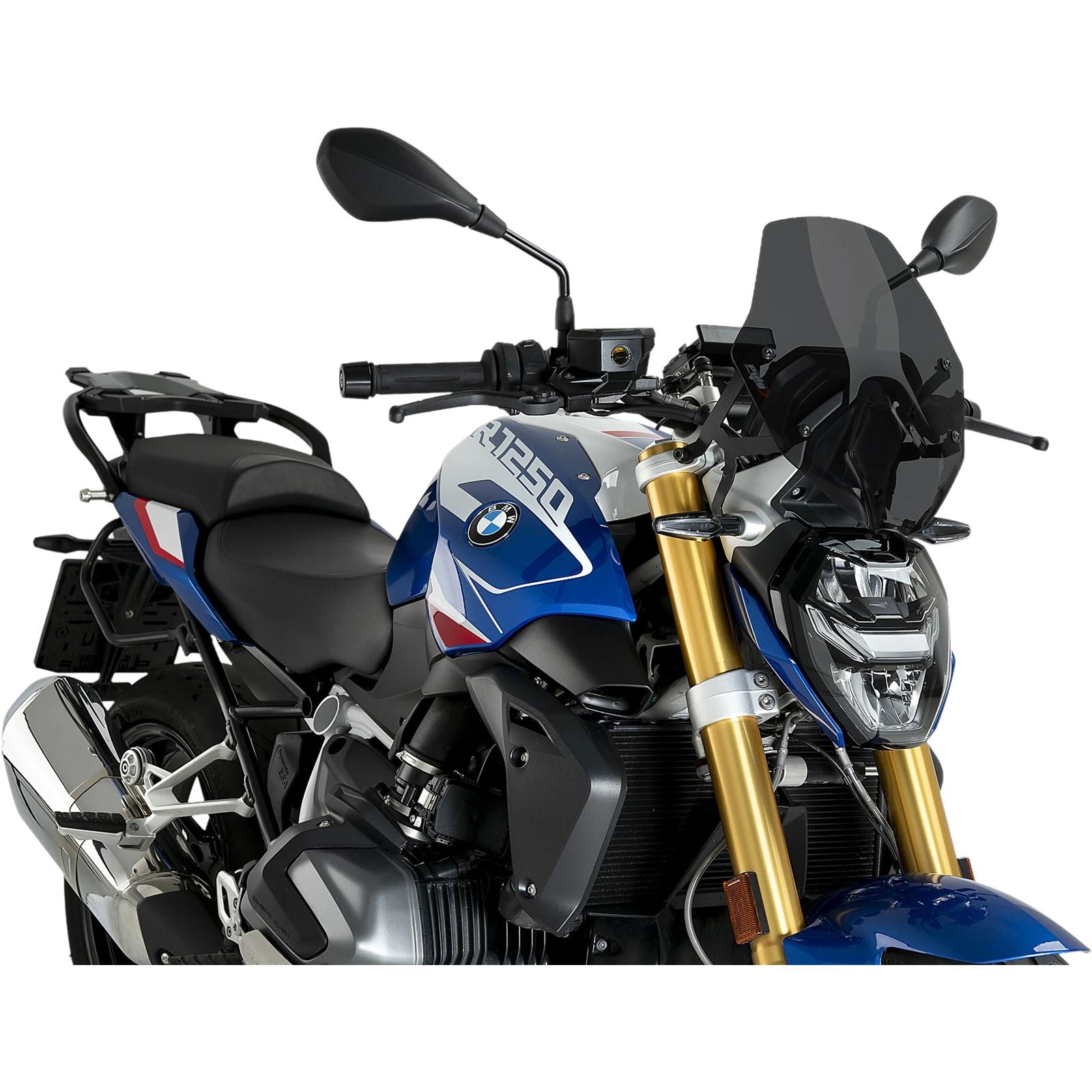 Puig Windscreen Naked New Gen Sport - Dark Smoke Compatible with BMW R1250R [MPN: 22299F]_2117382