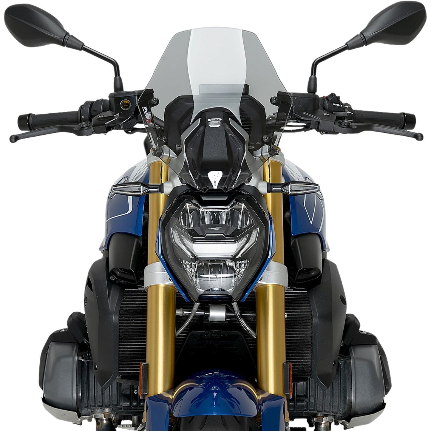 Puig Windscreen Naked New Gen Sport - Smoke Compatible with BMW R1250R [MPN: 22299H]_2117386