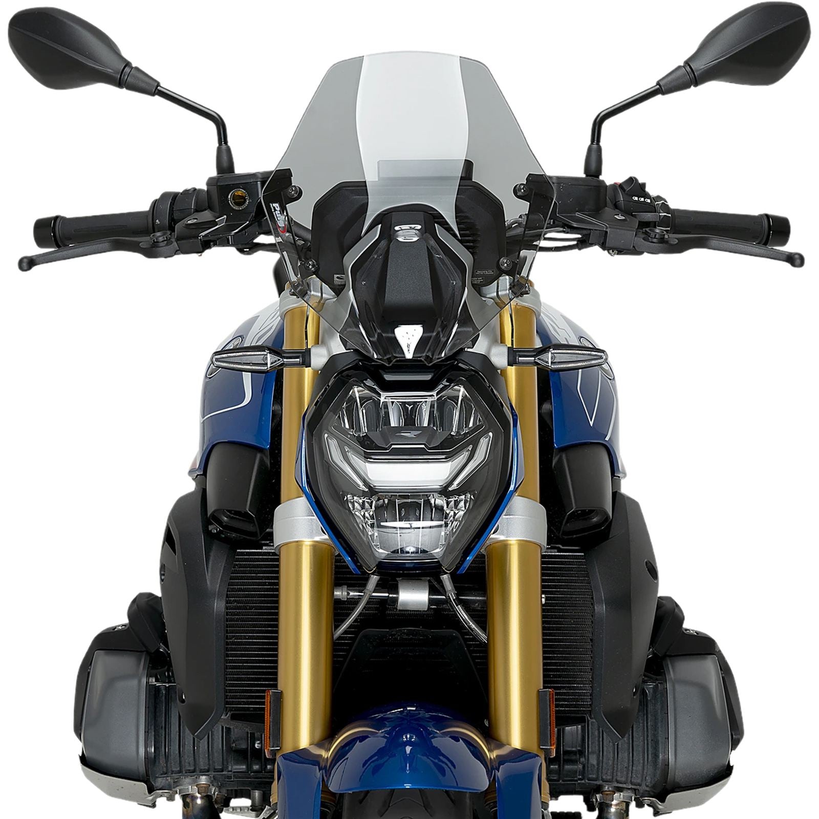 Puig Windscreen Naked New Gen Sport - Smoke Compatible with BMW R1250R [MPN: 22299H]_2117386