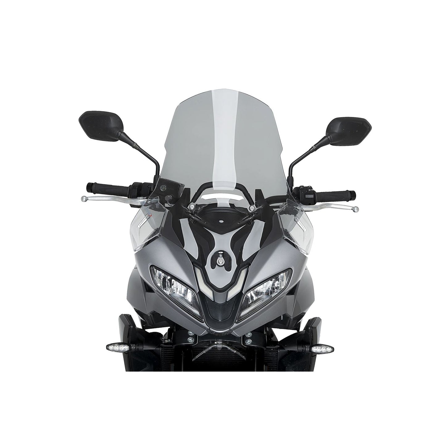 Puig Windscreen Touring - Smoke Compatible with Triumph Tiger Sport 800 [MPN: 22521H]_2112363