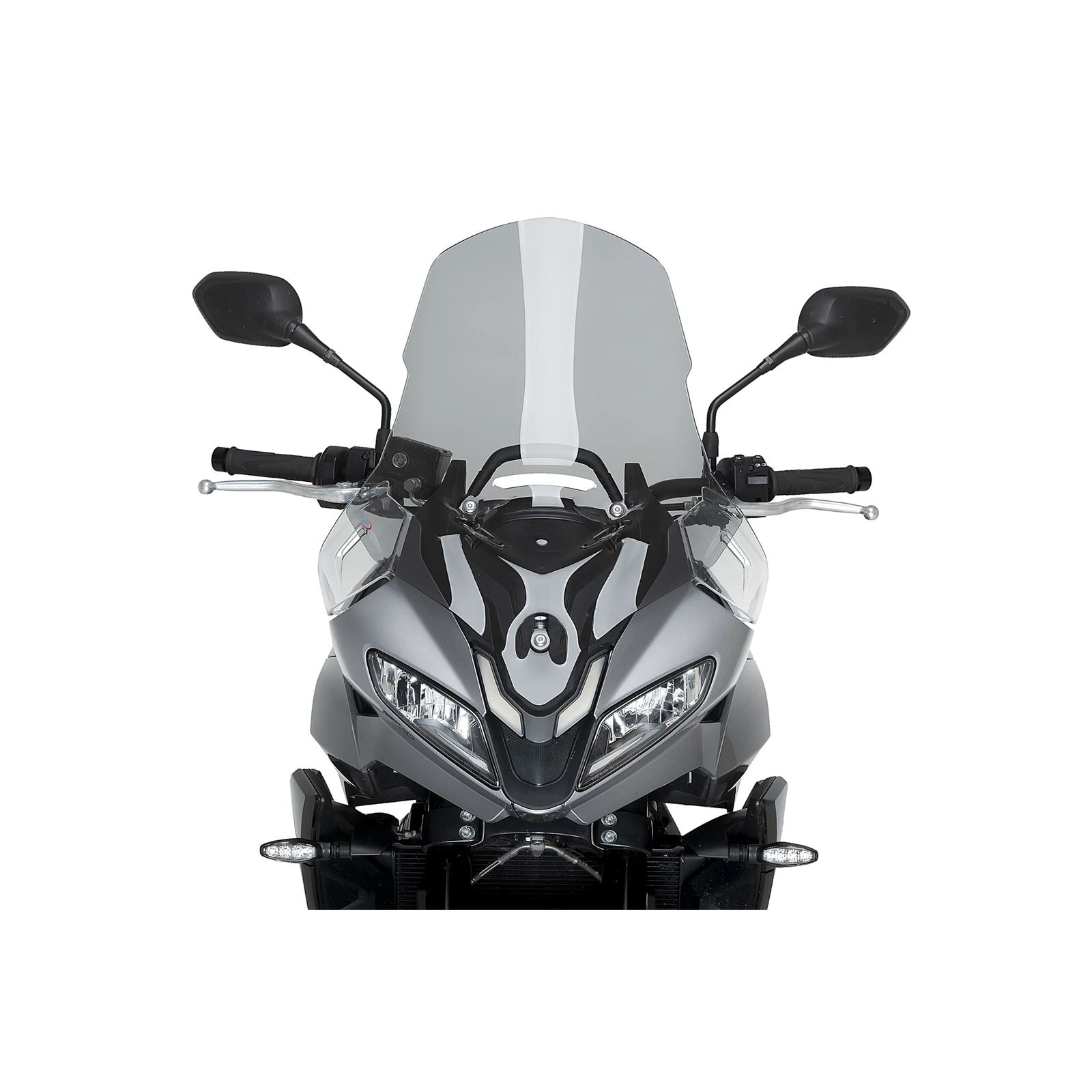 Puig Windscreen Touring - Smoke Compatible with Triumph Tiger Sport 800 [MPN: 22521H]_2112363