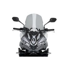 Puig Windscreen Touring - Smoke Compatible with Triumph Tiger Sport 800 [MPN: 22521H]_2112363