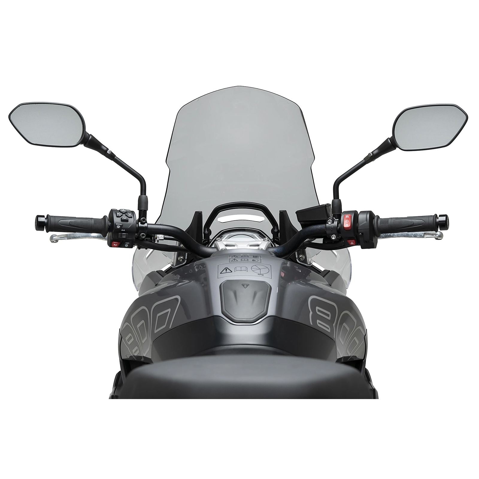 Puig Windscreen Touring - Smoke Compatible with Triumph Tiger Sport 800 [MPN: 22521H]_2112360