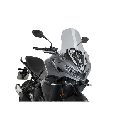 Puig Windscreen Touring - Smoke Compatible with Triumph Tiger Sport 800 [MPN: 22521H]_2112359