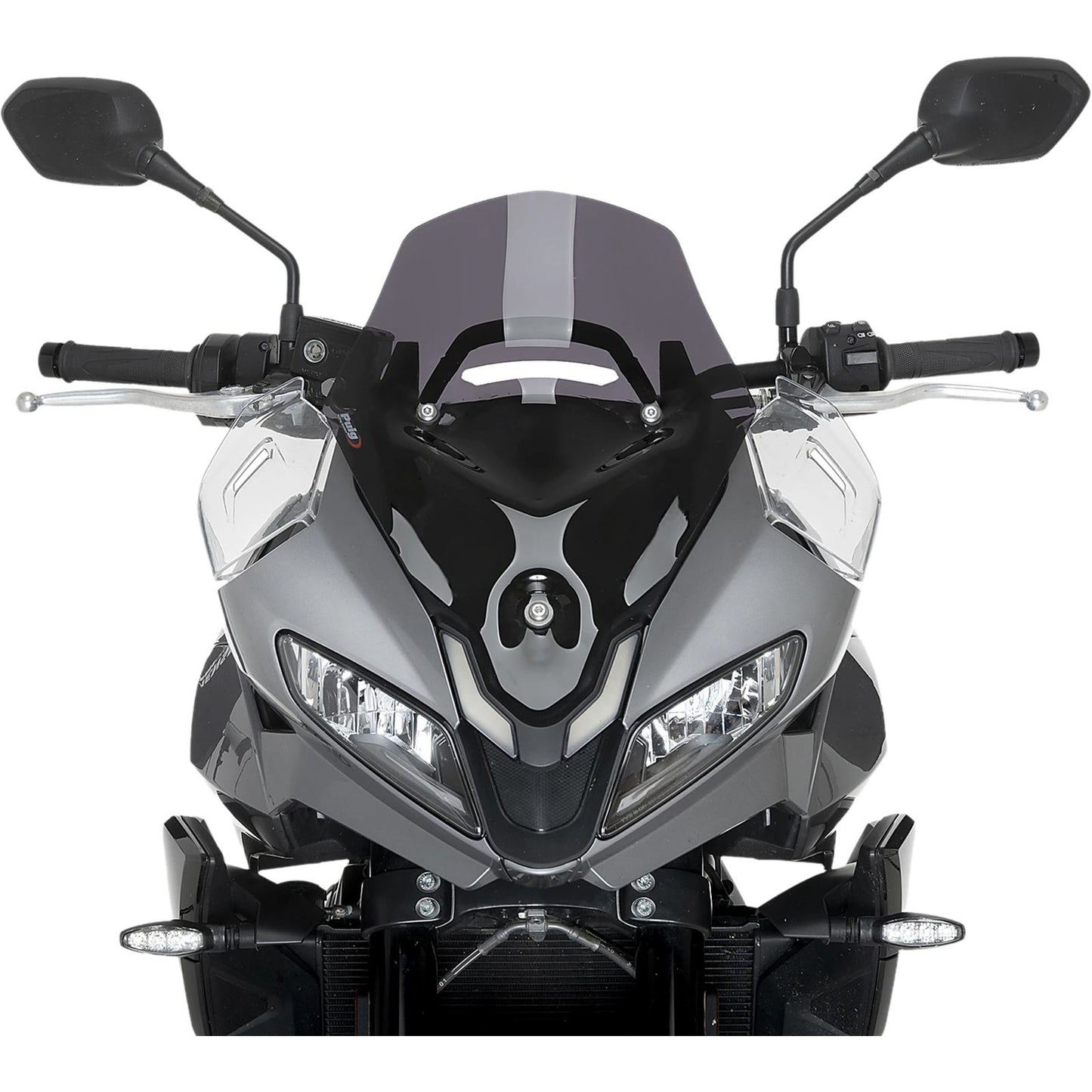 Puig Windscreen Sport - Dark Smoke Compatible with Triumph Tiger Sport 800 [MPN: 22522F]_2104791