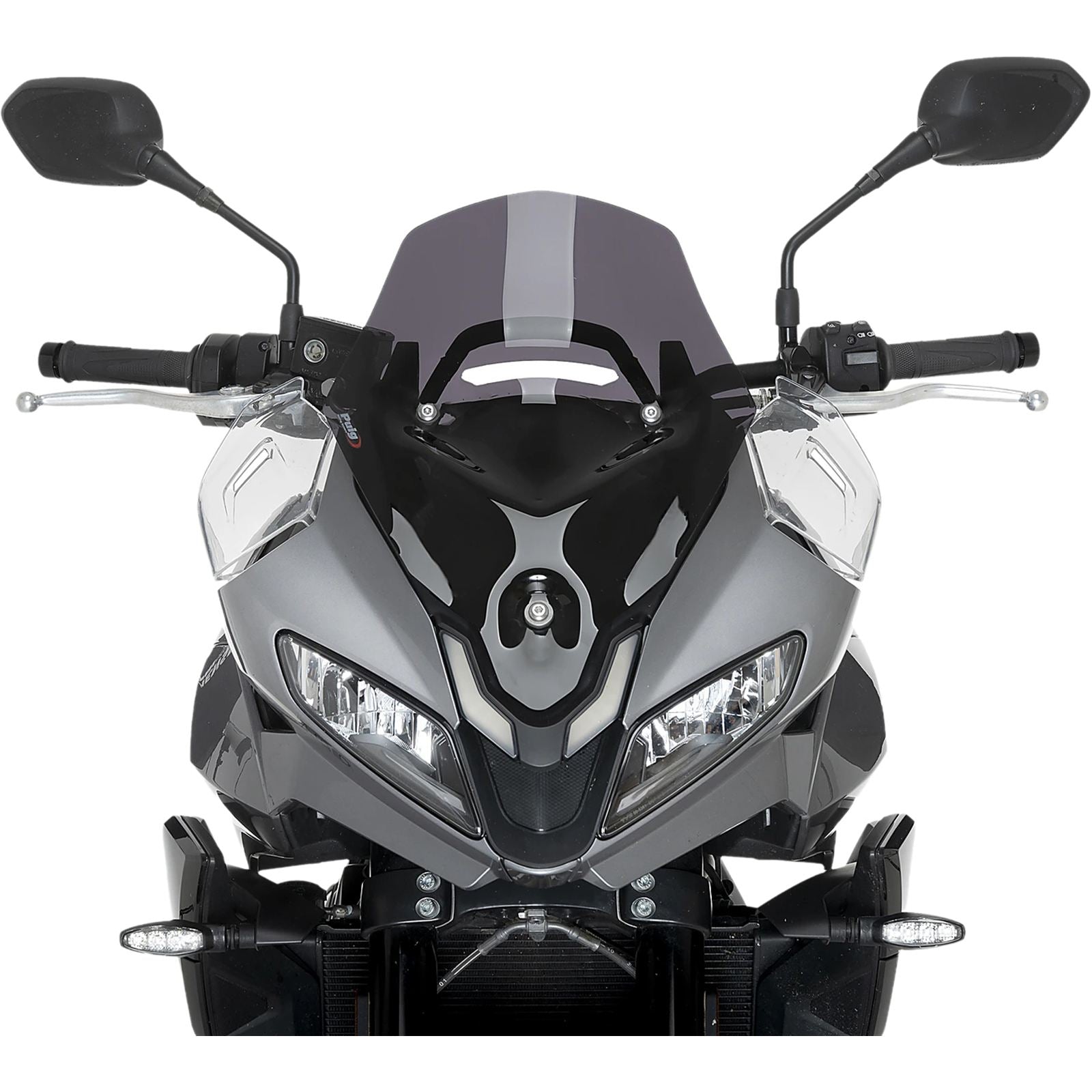 Puig Windscreen Sport - Dark Smoke Compatible with Triumph Tiger Sport 800 [MPN: 22522F]_2104791