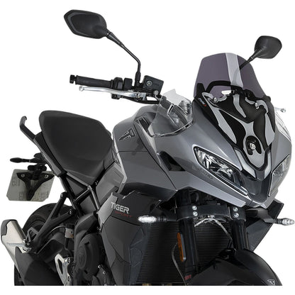 Puig Windscreen Sport - Dark Smoke Compatible with Triumph Tiger Sport 800 [MPN: 22522F]_2104906