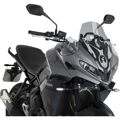 Puig Windscreen Sport - Smoke Compatible with Triumph Tiger Sport 800 [MPN: 22522H]_2104899