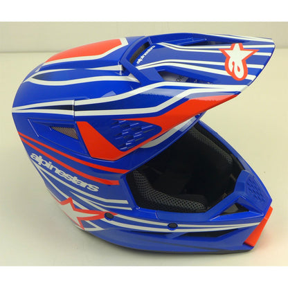 Alpinestars Youth Helmet - Blue/Red/White/Black - Small OPEN BOX [MPN: 8302025-7312-S]_1954242