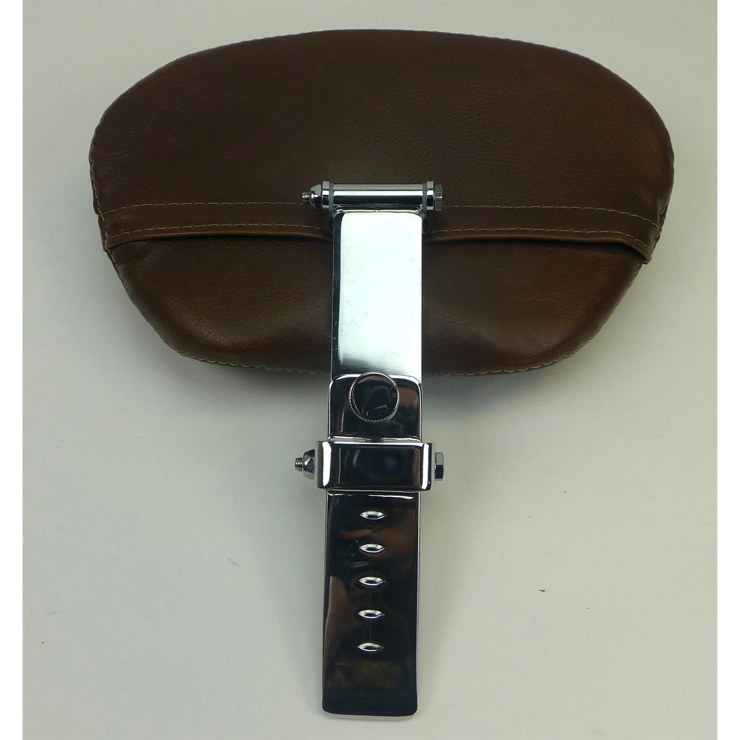 Mustang Motorcycle Products Diamond Solo Seat w/Backrest - Brown OPEN BOX [MPN: 79811]_1955479