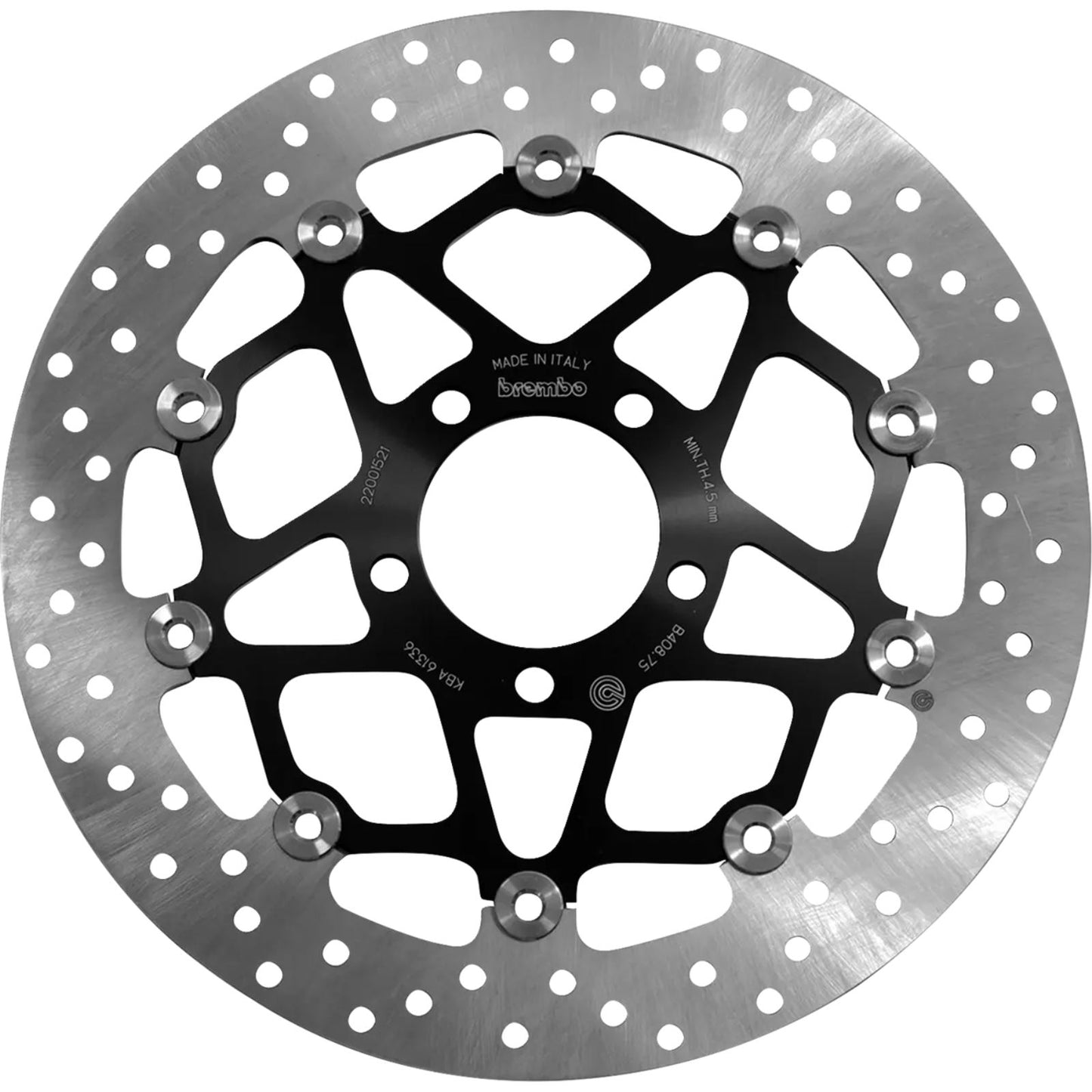 Brembo PRIME Serie Oro Floating Disc Brake Rotor [MPN: 78B40875]_1997262
