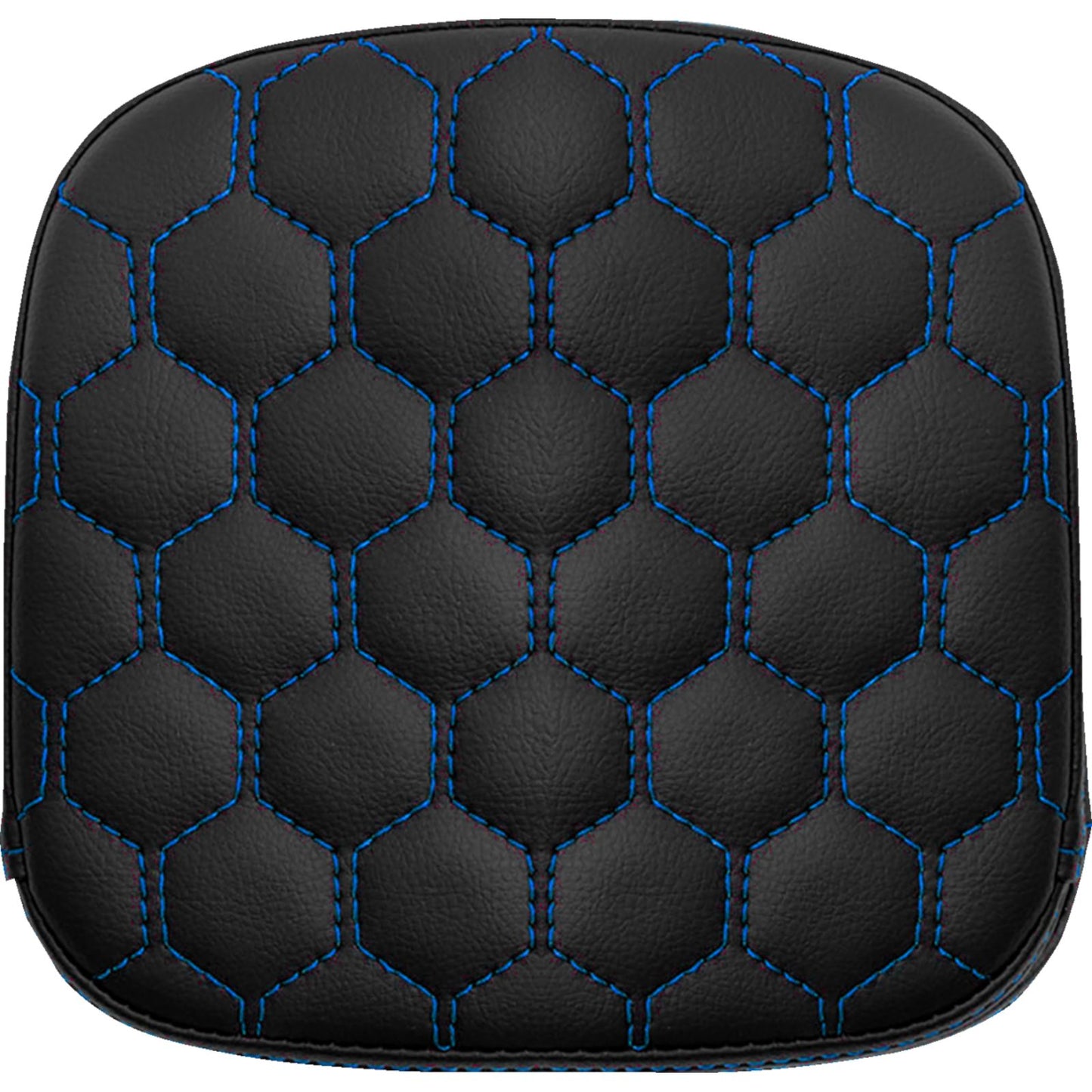 Saddlemen Sissy Bar Pad - Honeycomb - Blue Stitching [MPN: 040749BLU]_1962202