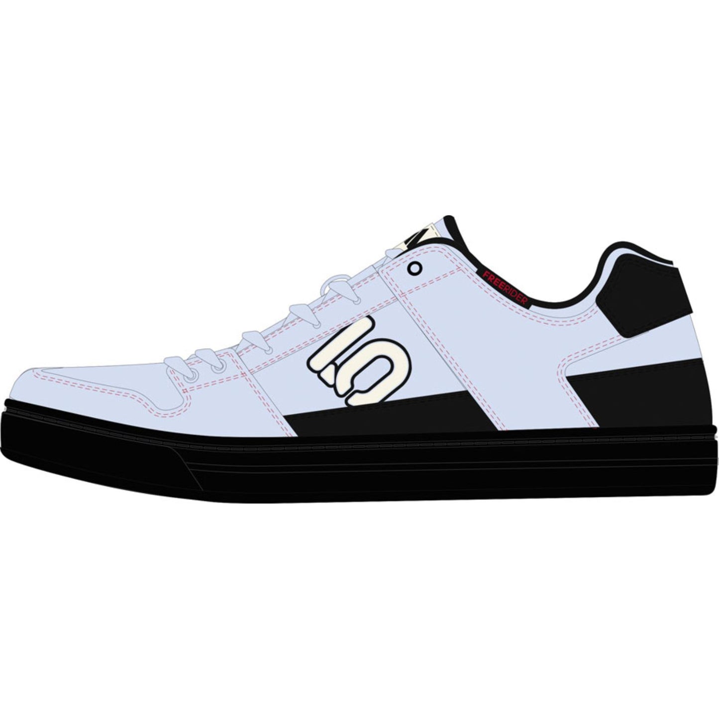 Five Ten Freerider Flat Shoes - Women's Crystal Sky/Off White/Core Black_1963856