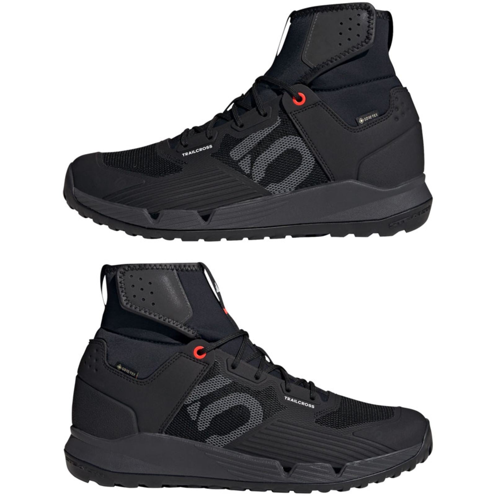 Five Ten Trailcross GTX Flat Men's Shoes Core Black/Gray/Solar Red_1963520