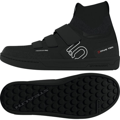 Five Ten Freerider Pro Mid VCS Flat Men's Shoes Black/White/Carbon_1963642