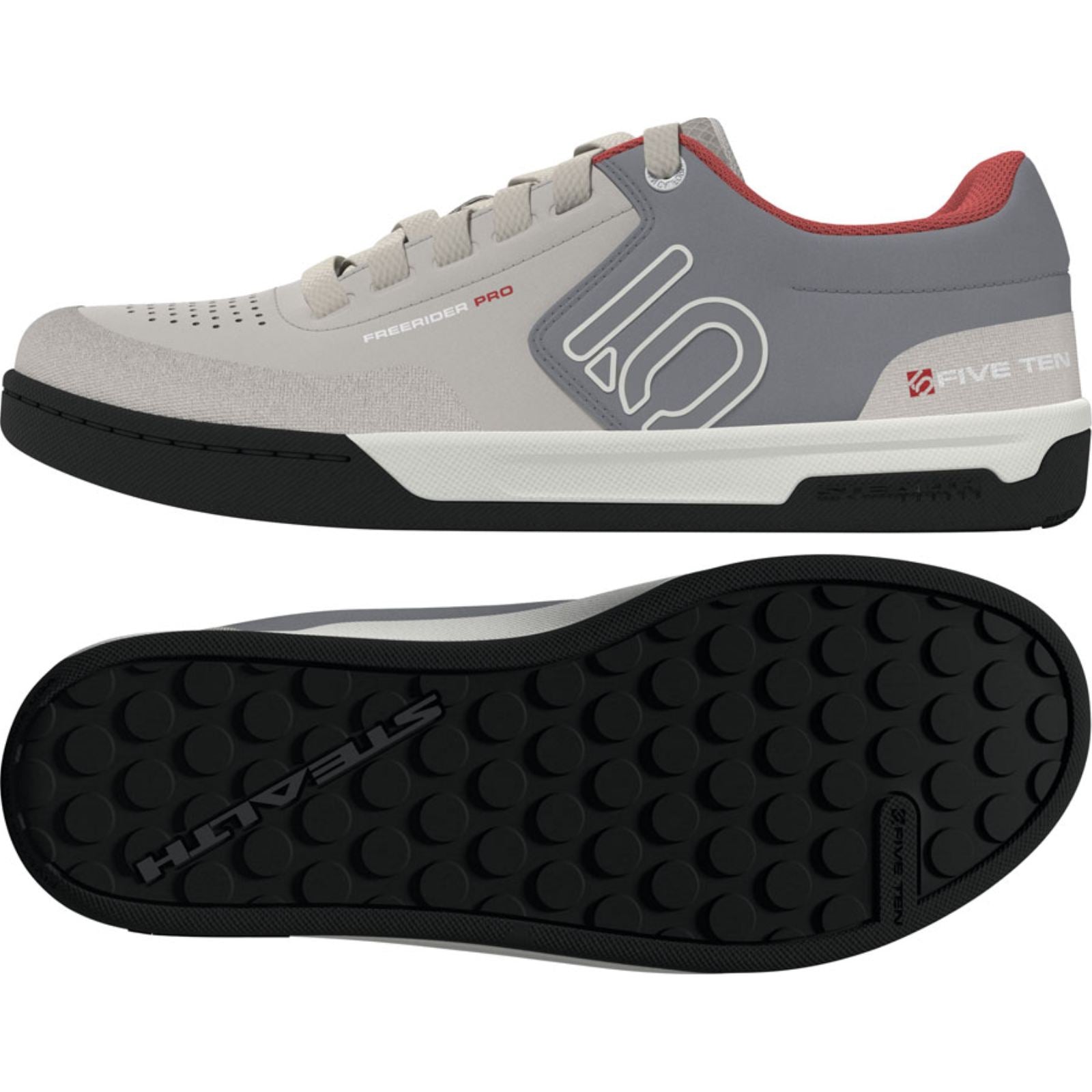 Five Ten Freerider Pro Flat Men's Shoes Alumina/Off White/Gray 3_1963701