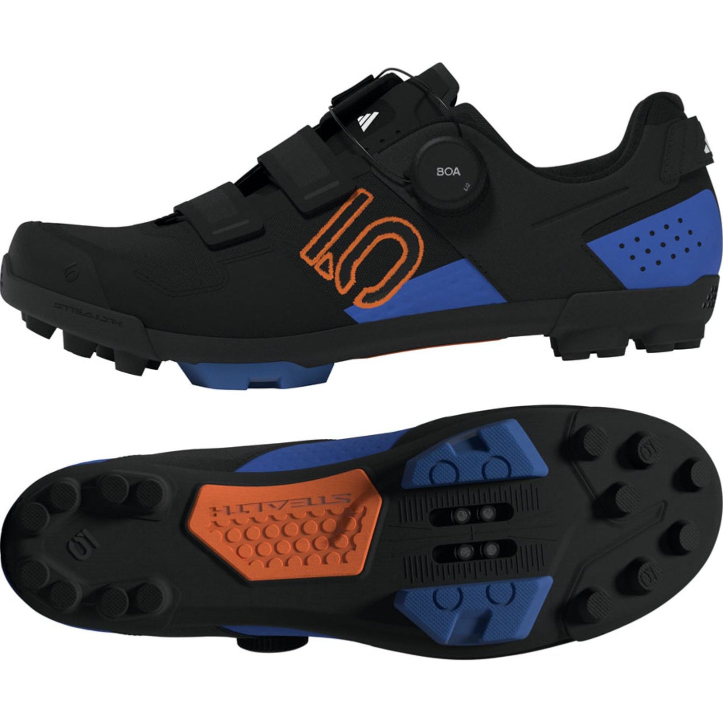 Five Ten Kestrel Mountain Clipless Men's Shoes Black/Orange/Blue_1964075