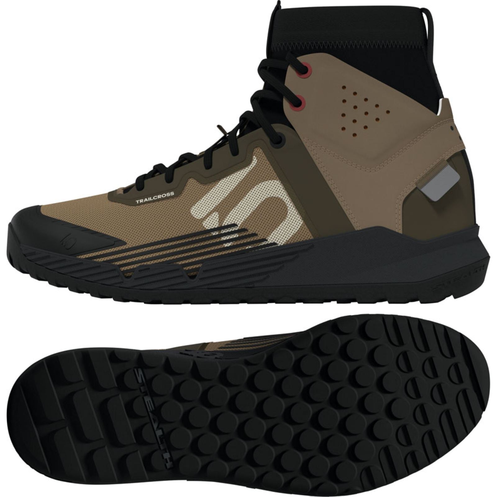 Five Ten Trailcross Mid Pro Flat Men's Shoes Cardboard/Off White/Core Black_1964141