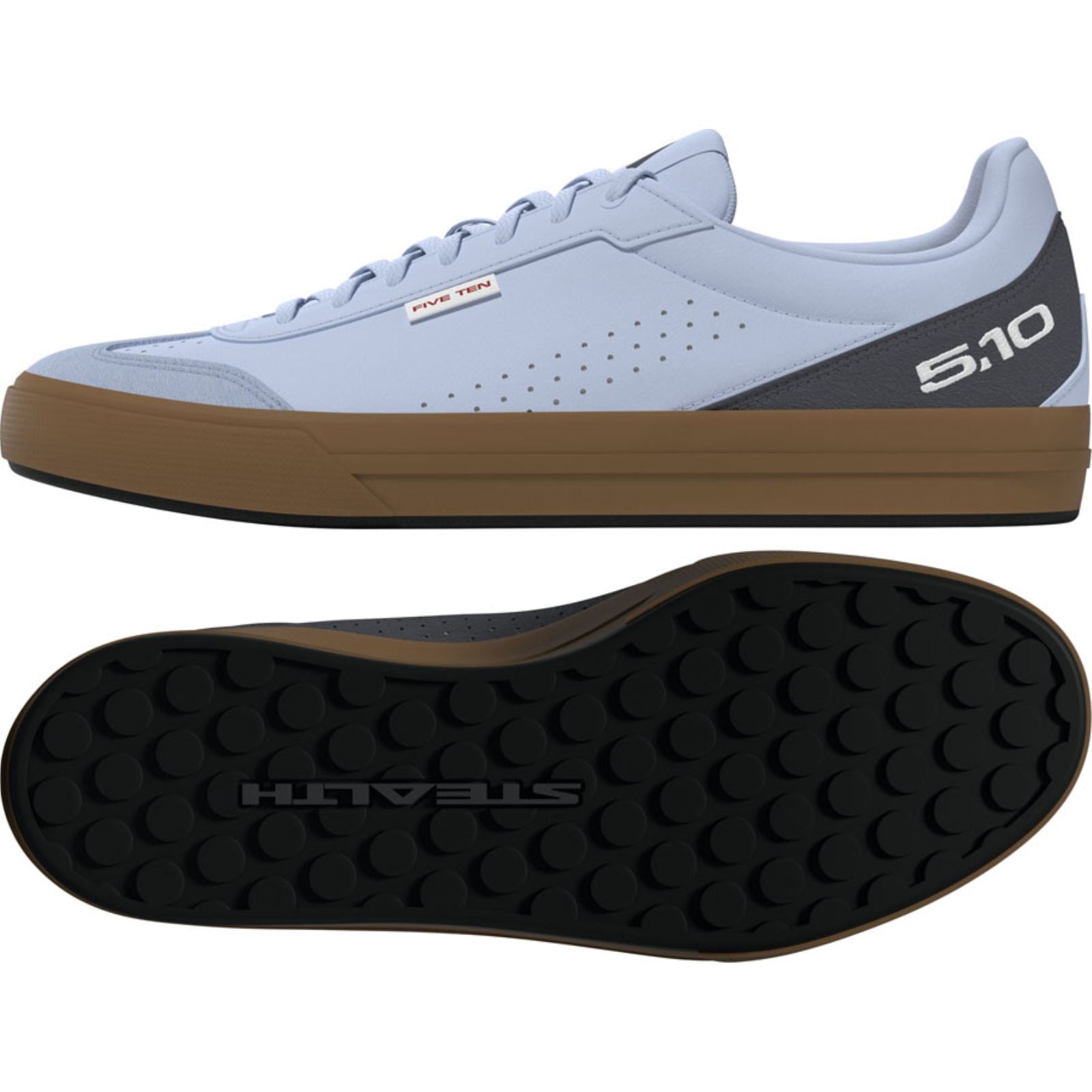 Five Ten Sleuth DLX 2 Flat Men's Shoes Crystal Sky/White/Gray 6_1964353