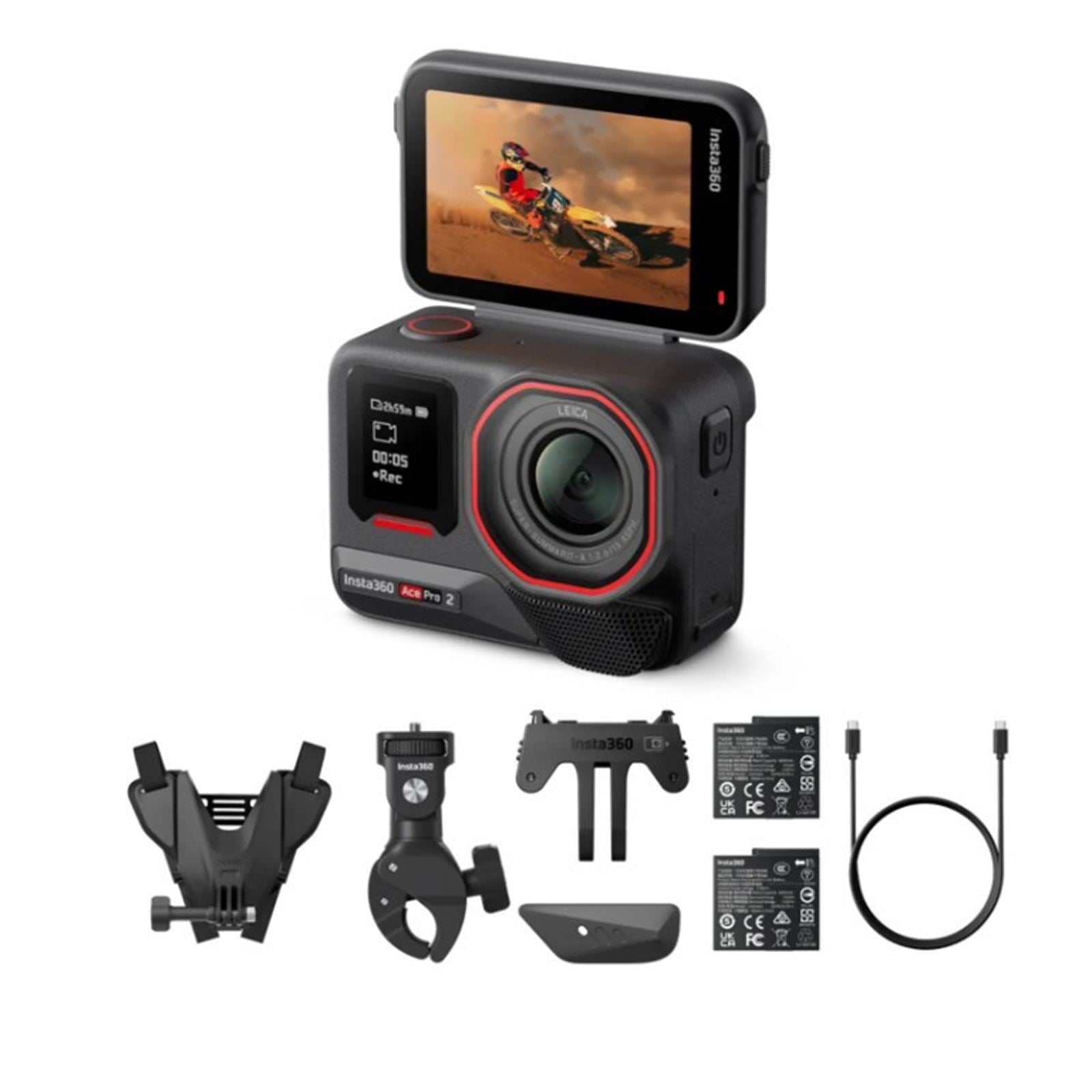 Insta360 Ace Pro 2 Camera Motorcycle Bundle [MPN: CINSBBGA]_2091741