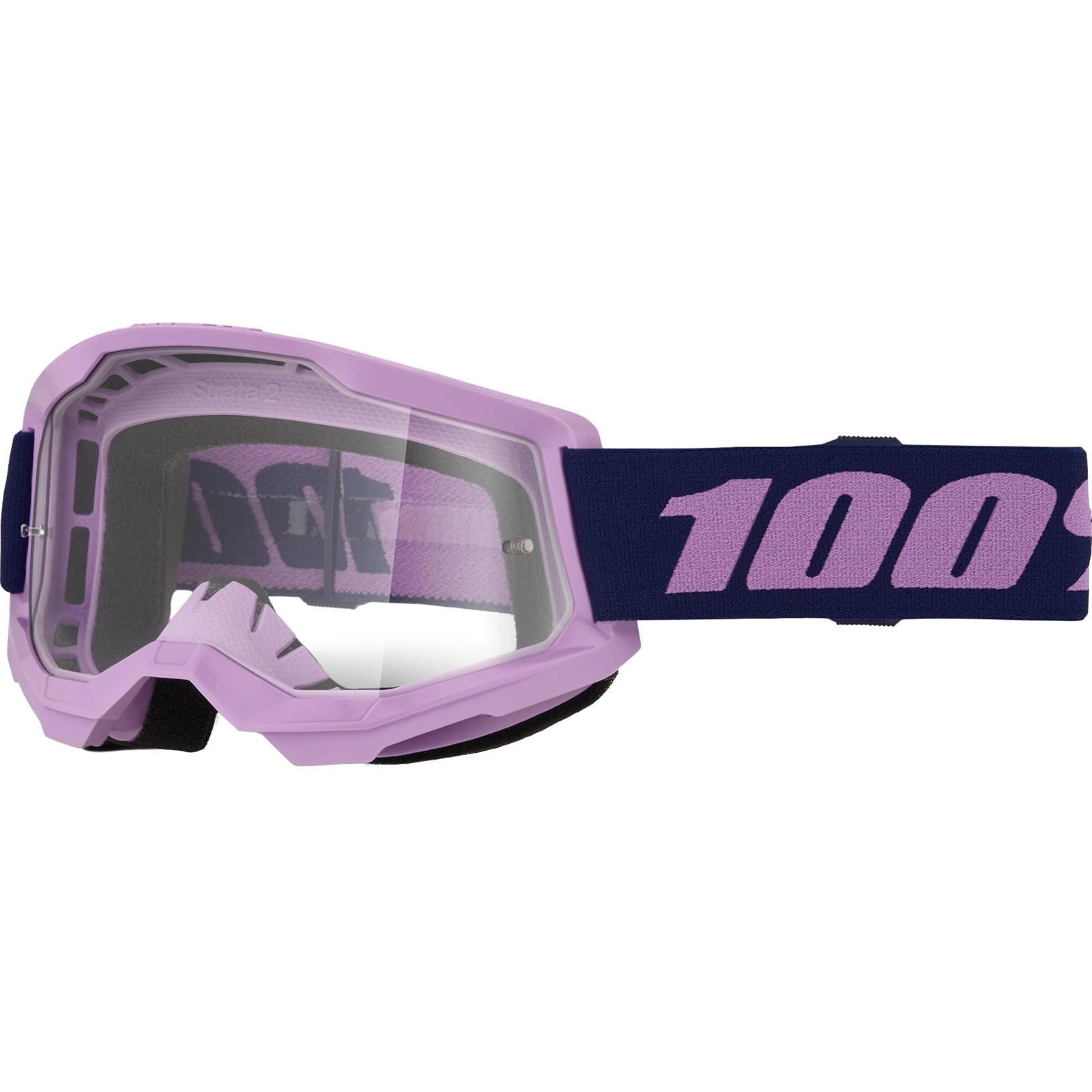100% Strata 2 Goggles - Purple - Clear Lens [MPN: 50027-10025]_2083103