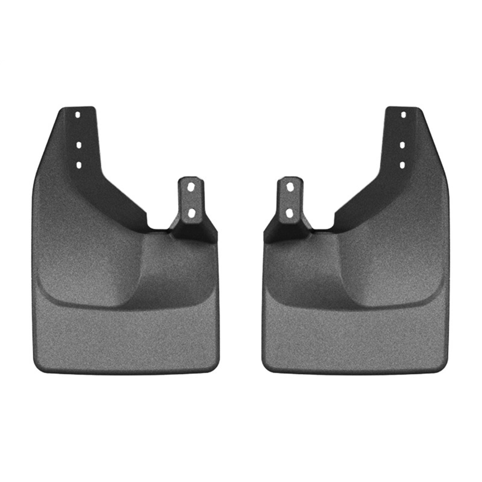 WeatherTech No Drill Rear MudFlaps fits 2021+ Ford Bronco - Black [MPN: 120140]_2076098