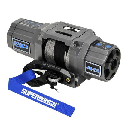 Super Winch 4500 lbs. 12V DC 1/4" x 40' Synthetic Rope Hawse Fairlead SP 45SR Winch [MPN: 1145250]_1974880
