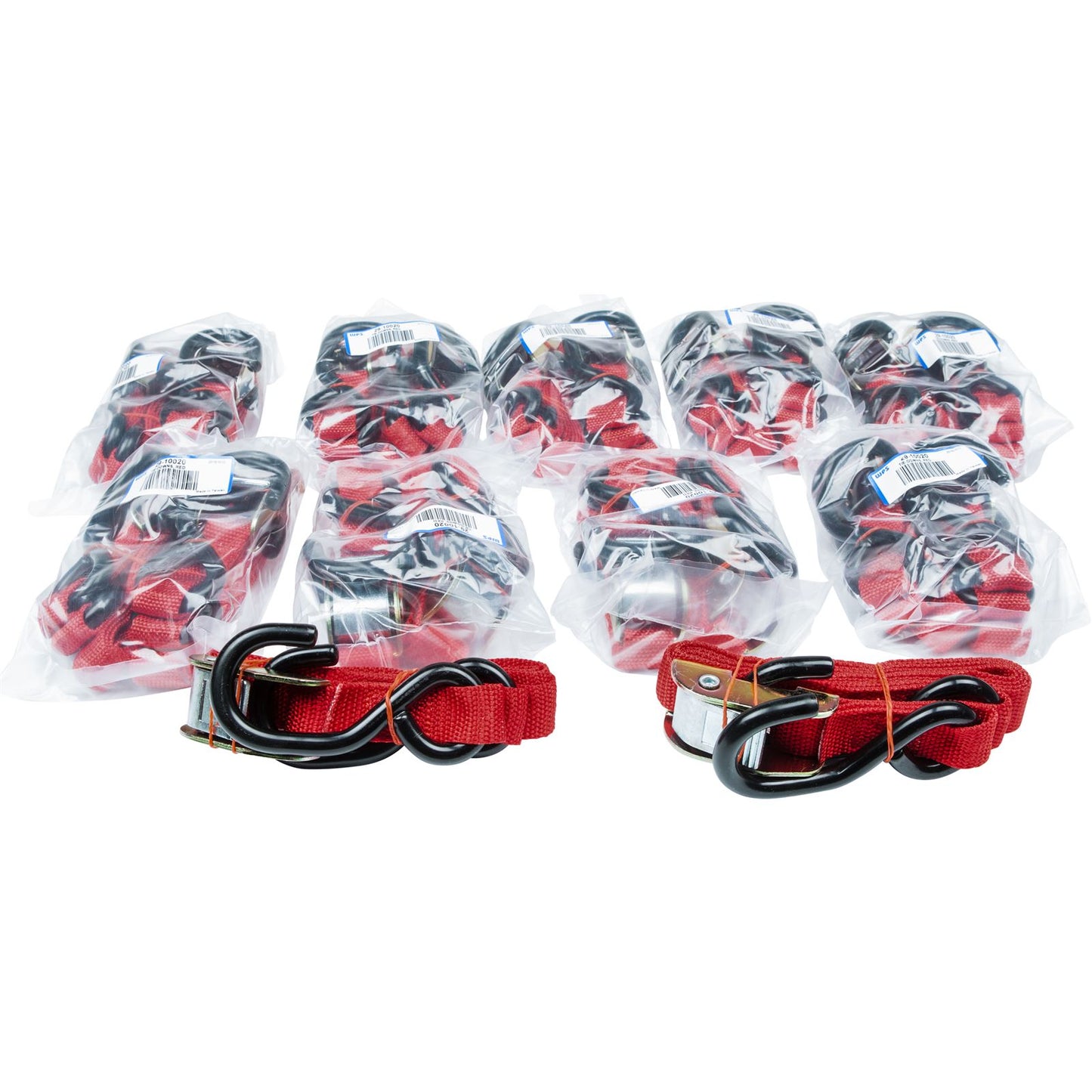 Fire Power 1" Tie-Down Red 10/Pairs 21261BULK_209026