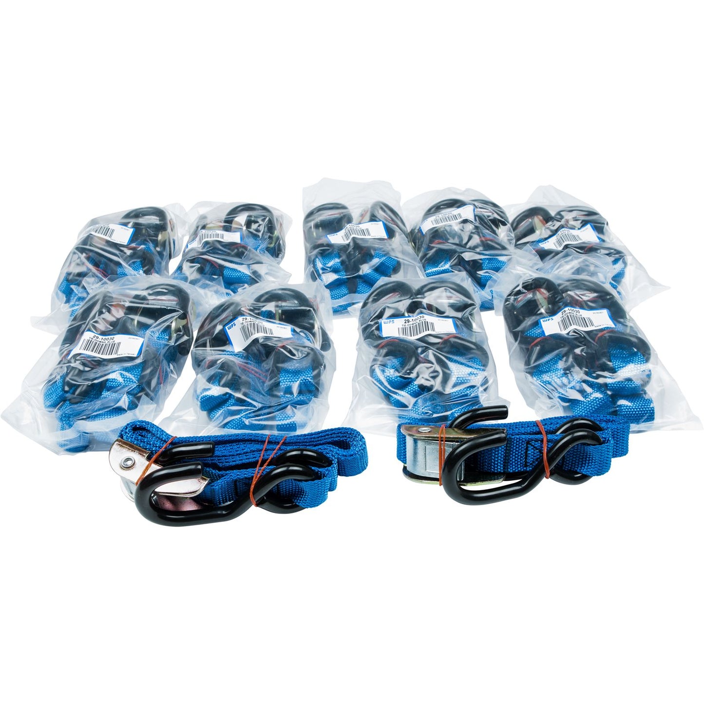 Fire Power 1" Tie-Down Blue 10/Pairs [MPN: 21263BULK]_209028