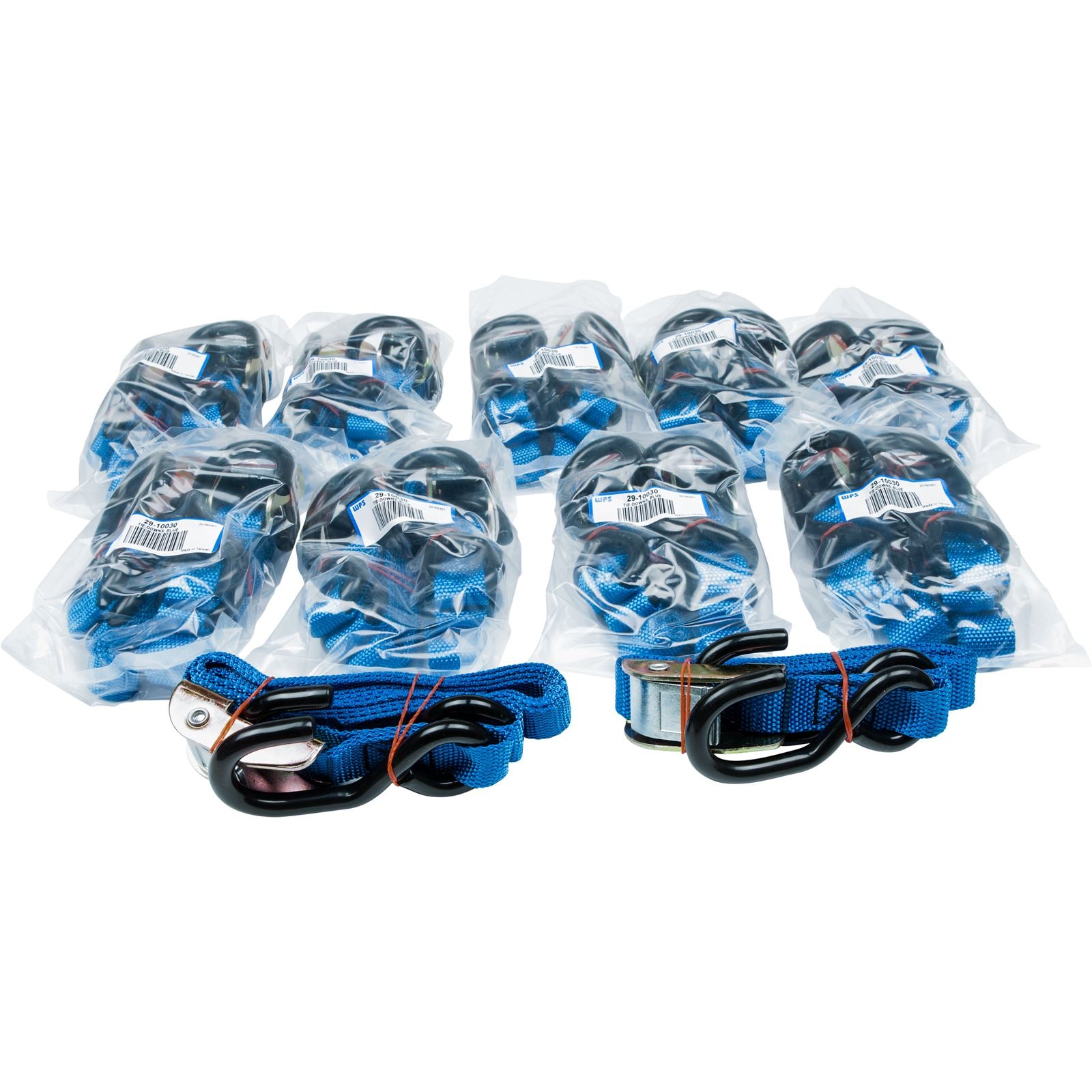 Fire Power 1" Tie-Down Blue 10/Pairs [MPN: 21263BULK]_209028