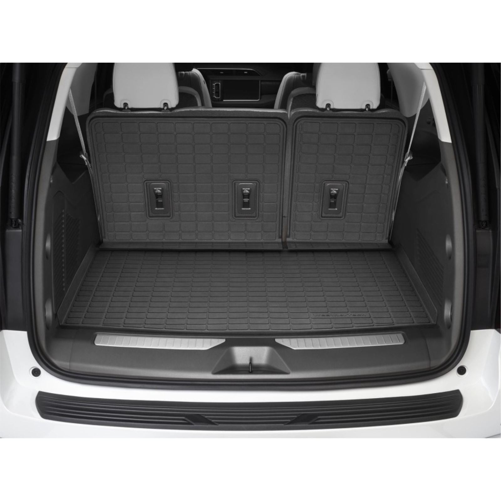 WeatherTech Cargo Liners HP With Bumper Protector fits '20-25 Hyundai Telluride Seatback - Black [MPN: 401512IMSK]_1985523