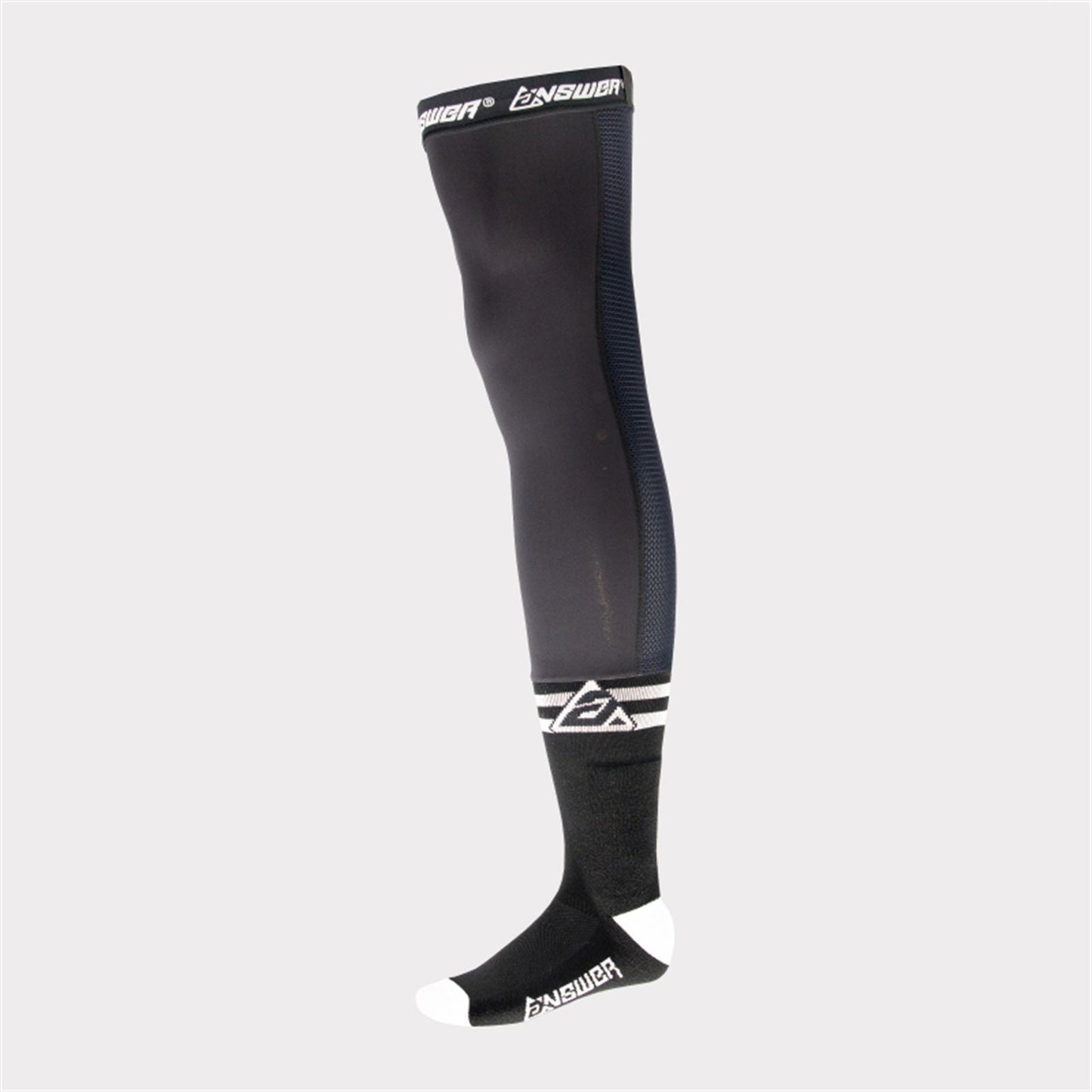 Answer Knee Brace Socks - Black/White - Small/Medium [MPN: 475285]_1991898