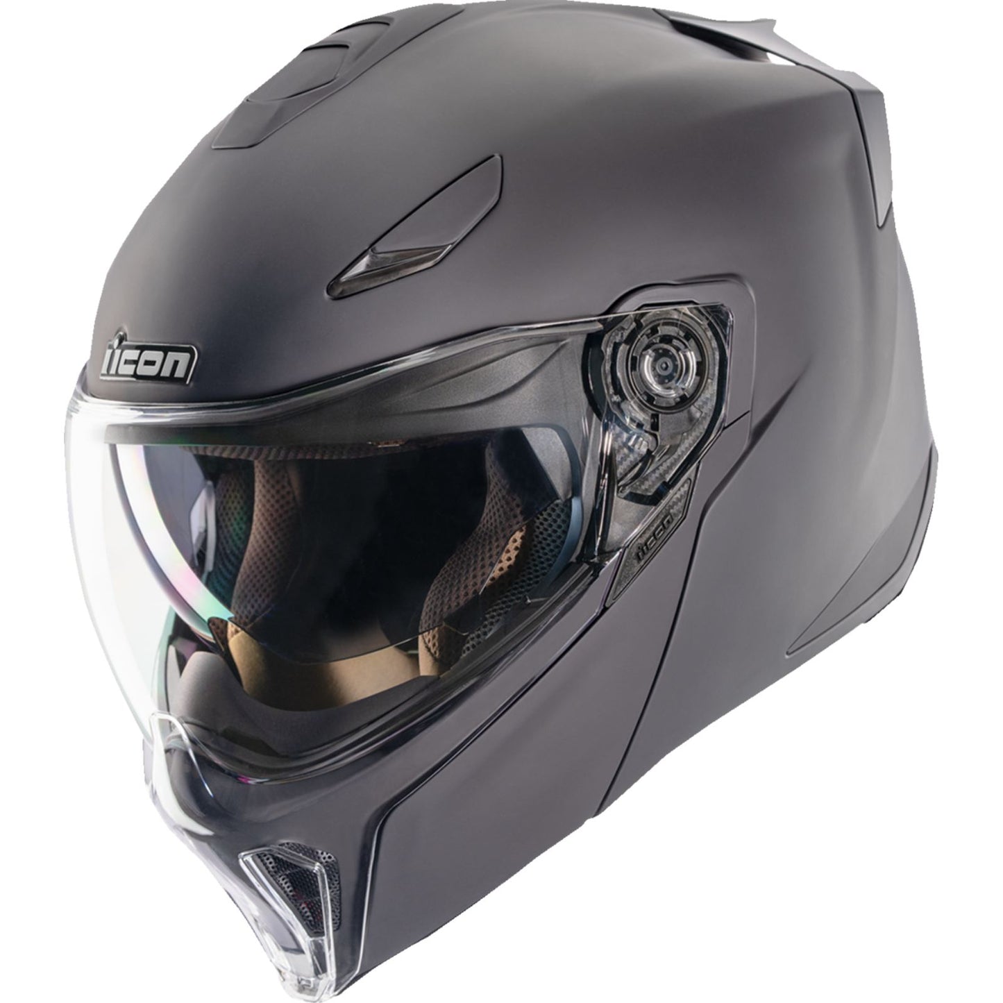 ICON Threshold™ Modular Helmet - Solid - Matte Black_1985636