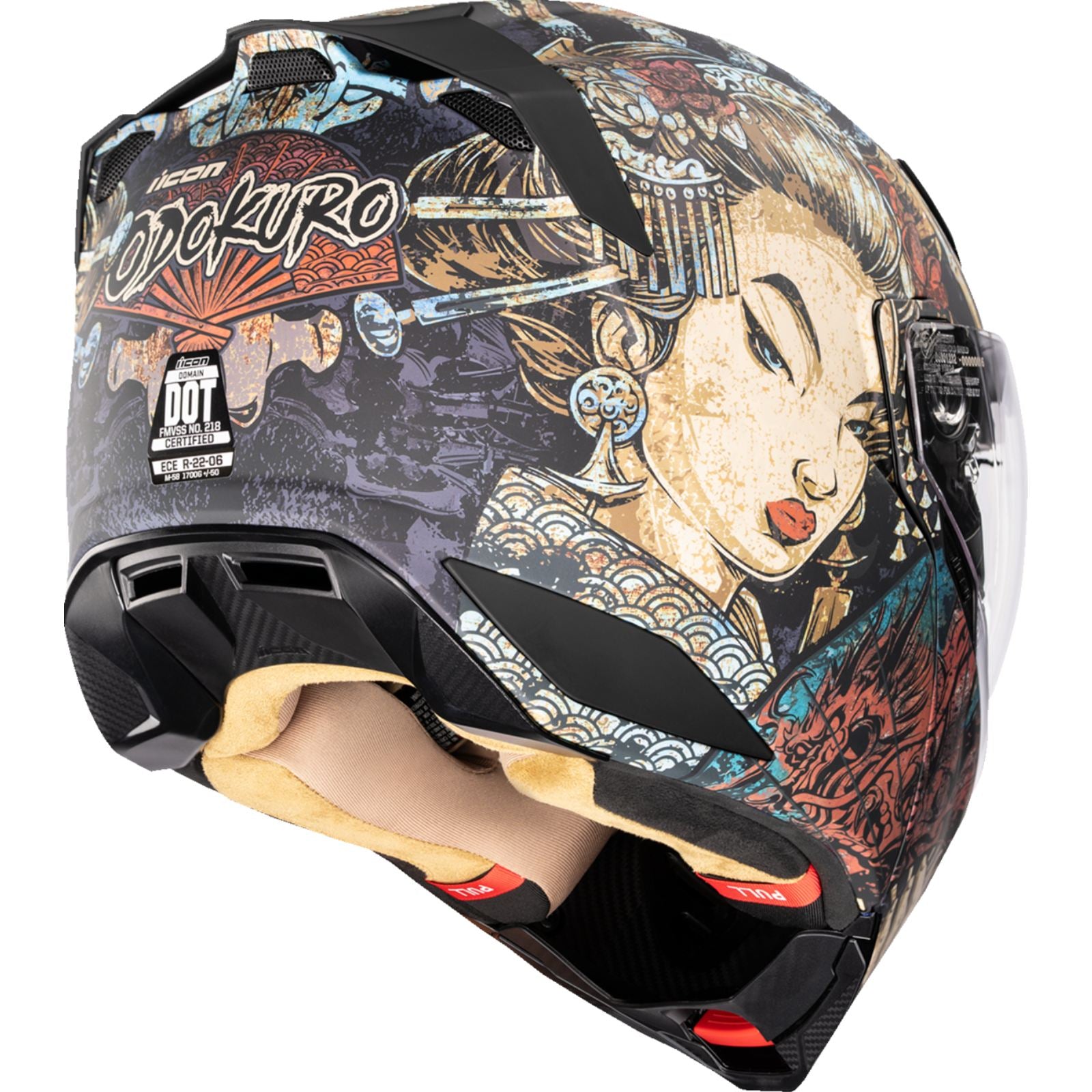ICON Threshold™ Modular Helmet - Odokuro - Black_1989448