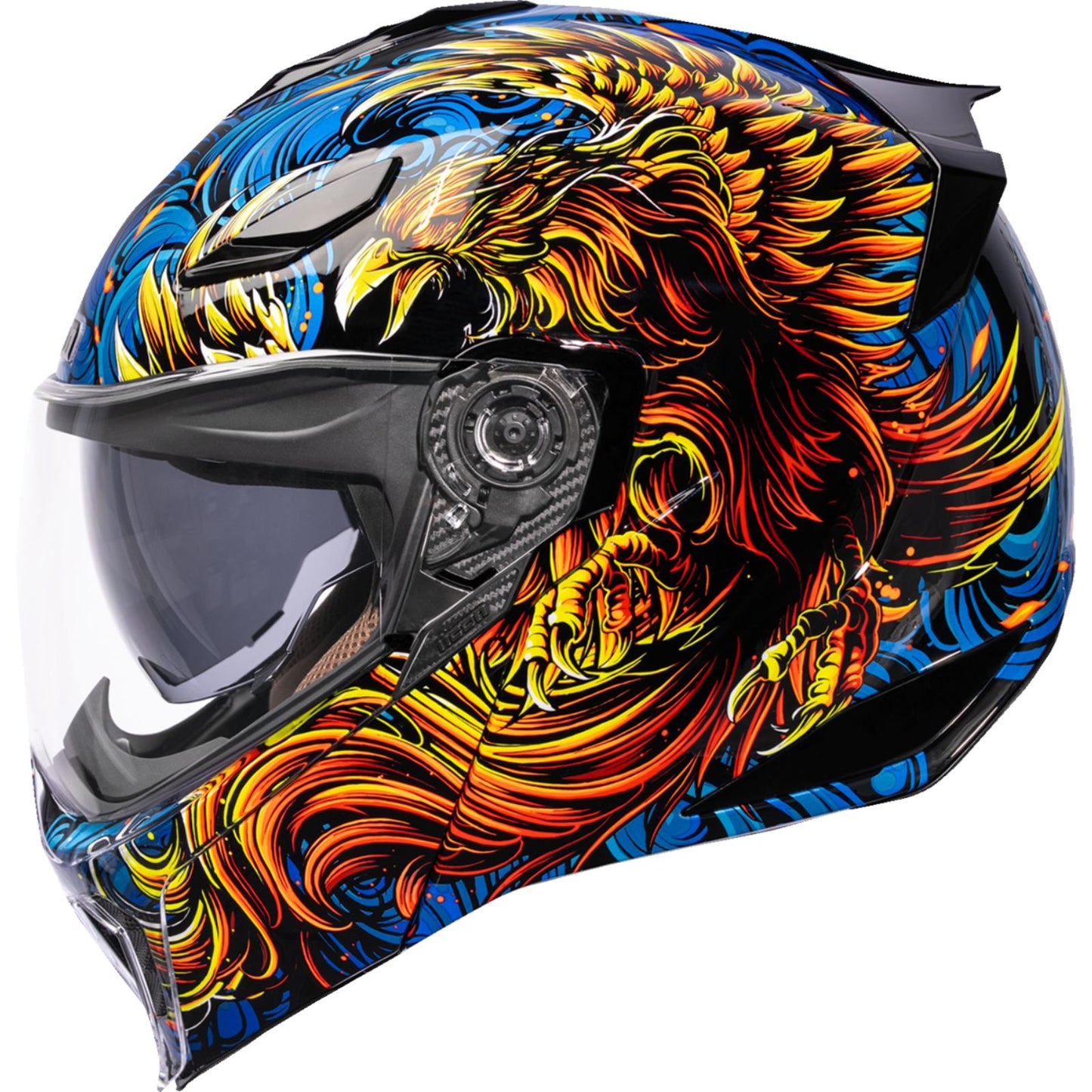 ICON Threshold™ Modular Helmet - Burn Birdie Burn - Blue_1985725