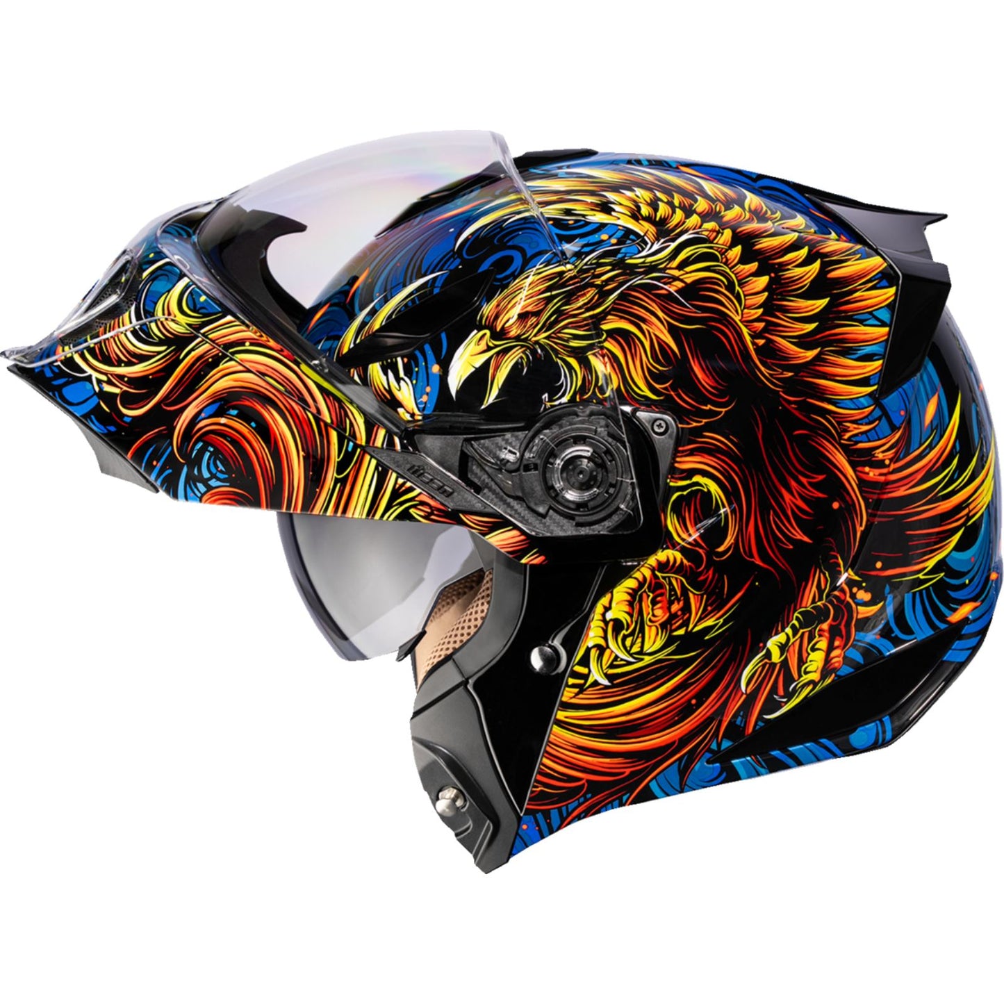 ICON Threshold™ Modular Helmet - Burn Birdie Burn - Blue_1988979