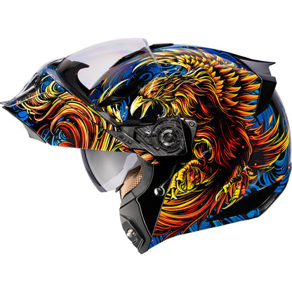 ICON Threshold™ Modular Helmet - Burn Birdie Burn - Blue_1988979
