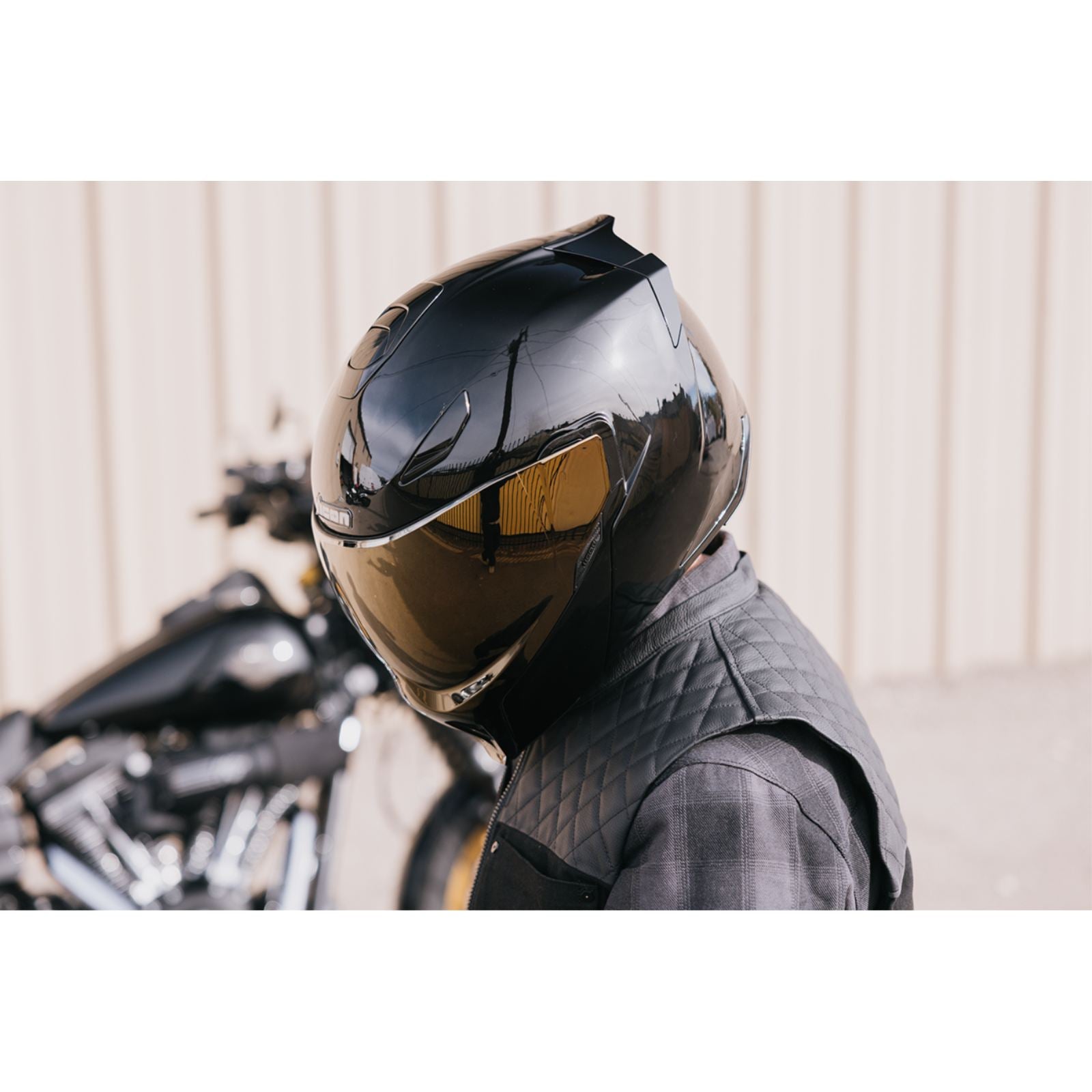 ICON Threshold™ Modular Helmet - Solid - Gloss Black_1987415