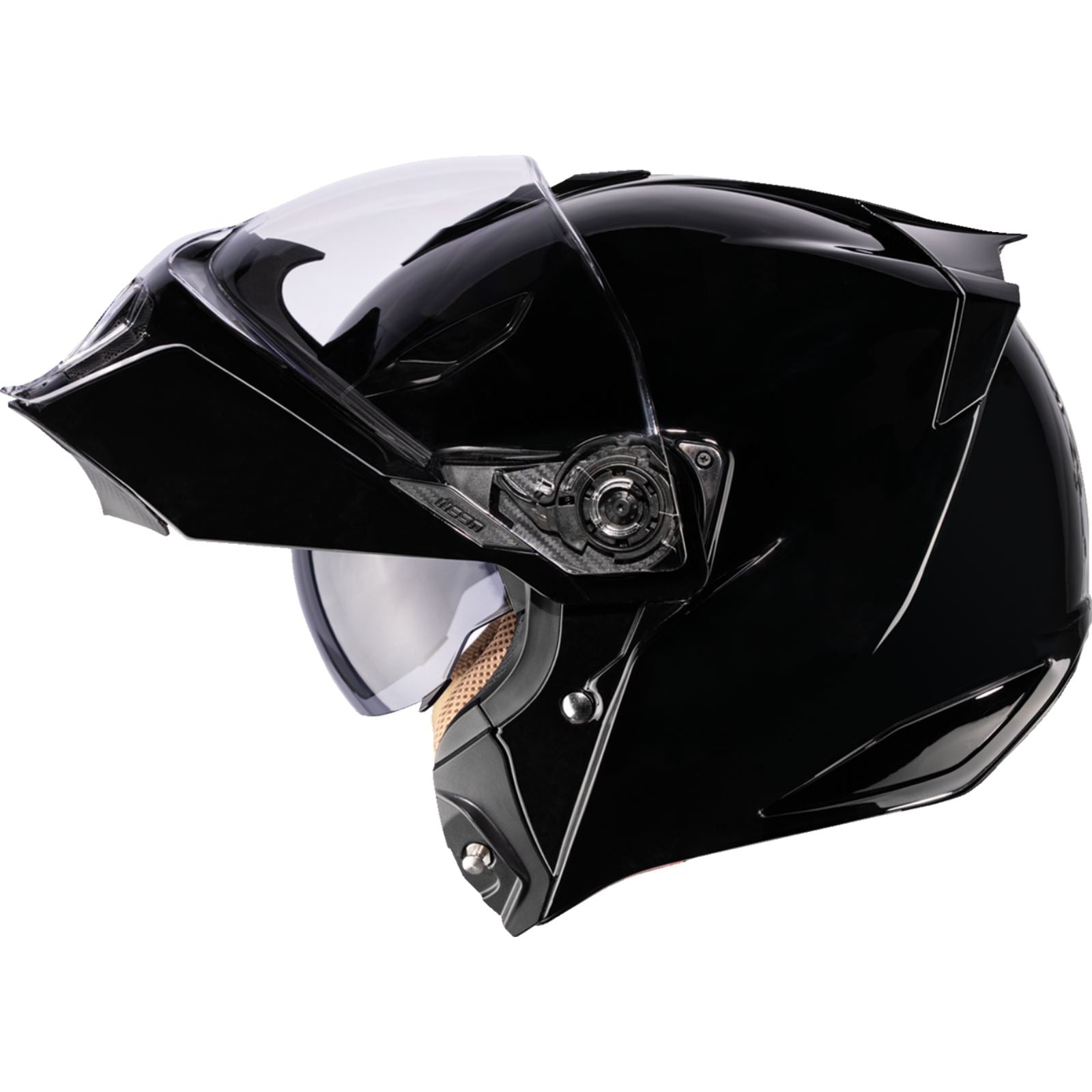 ICON Threshold™ Modular Helmet - Solid - Gloss Black_1990218