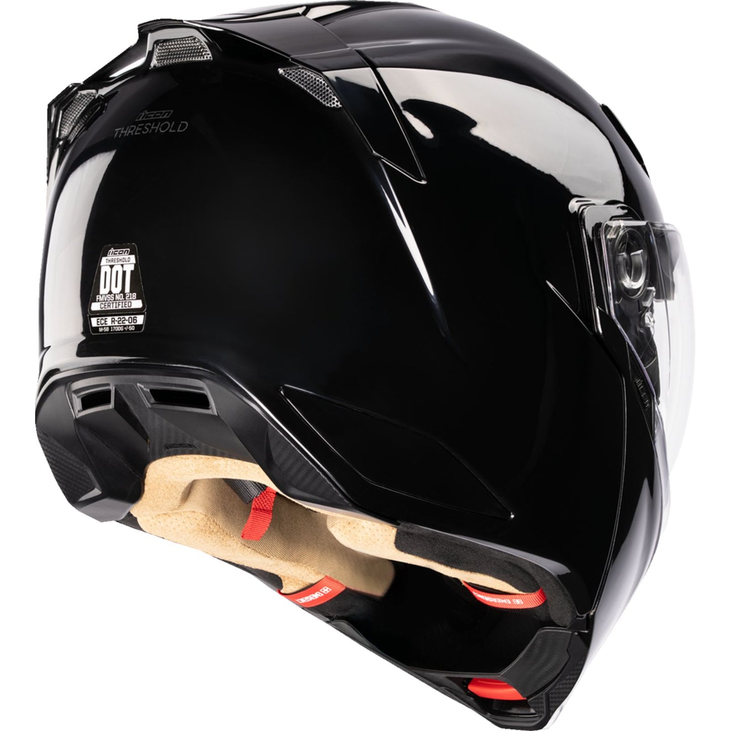 ICON Threshold™ Modular Helmet - Solid - Gloss Black_1990293